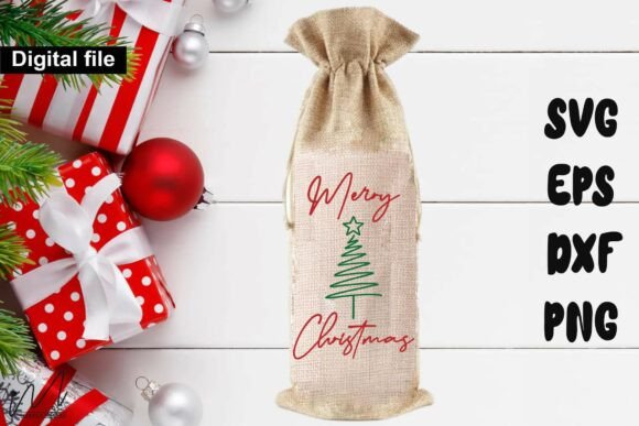 Christmas Wine Bag SVG Design Review
