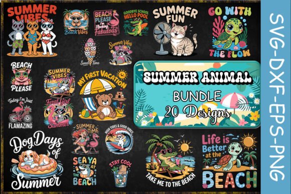 Review: Summer Animal SVG Bundle for Embroidery